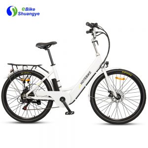 fashional electric city bike moped bicycle 26 inch tire 48V 500W brushless motor from china factory