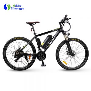 26 inch aluminum alloy frame mountain electric bicycle single speed