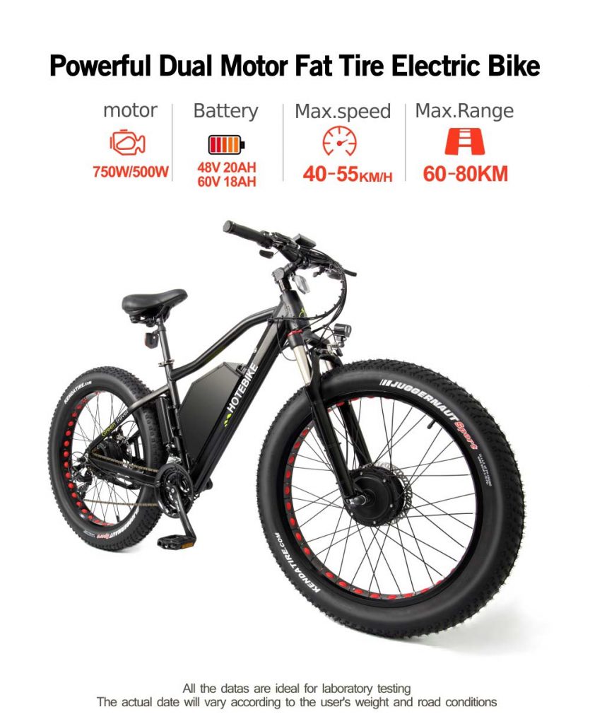 2000w fat tire electric bicycle fat wheel bike 48v 500w 60v 750w 1000w mountain bike for sale - fat tire electric bike - 1